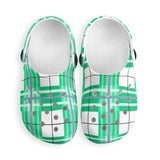 dHD Tartan Colour Mix - Kids Clogs - FREE p&p Worldwide
