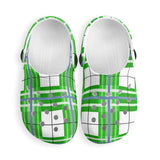 dHD Tartan Colour Mix - Kids Clogs - FREE p&p Worldwide