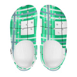 A HD TARTAN Green - Ladies TARTAN SOFT SANDALS - FREE P&P WORLDWIDE