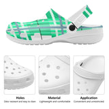 A HD TARTAN Green - Ladies TARTAN SOFT SANDALS - FREE P&P WORLDWIDE