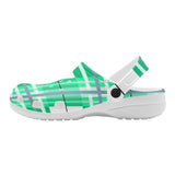 A HD TARTAN Green - Ladies TARTAN SOFT SANDALS - FREE P&P WORLDWIDE