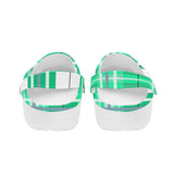 A HD TARTAN Green - Ladies TARTAN SOFT SANDALS - FREE P&P WORLDWIDE