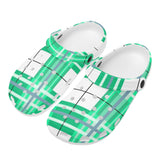 A HD TARTAN Green - Ladies TARTAN SOFT SANDALS - FREE P&P WORLDWIDE