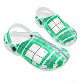 A HD TARTAN Green - Ladies TARTAN SOFT SANDALS - FREE P&P WORLDWIDE
