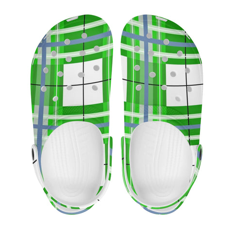 A HD TARTAN Green - Ladies TARTAN SOFT SANDALS - FREE P&P WORLDWIDE