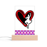Highland Dancer LED Acrylic Night Light and Wooden - FREE P&P Worldwide