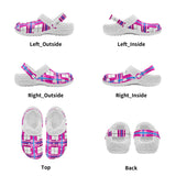 Islay Sky Tartan Fur Lined Adults Clogs - Free P&P Worldwide