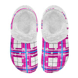 Islay Sky Tartan Fur Lined Adults Clogs - Free P&P Worldwide