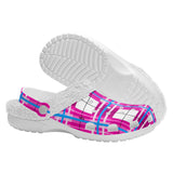 Islay Sky Tartan Fur Lined Adults Clogs - Free P&P Worldwide