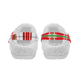 Tartan Fur Lined Adults Clogs - Free P&P Worldwide