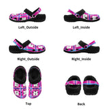 Islay Sky Tartan Fur Lined Adults Clogs - Free P&P Worldwide