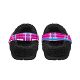 Islay Sky Tartan Fur Lined Adults Clogs - Free P&P Worldwide
