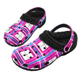 Islay Sky Tartan Fur Lined Adults Clogs - Free P&P Worldwide