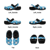 Jura Sky Tartan Fur Lined Adults Clogs - Free P&P Worldwide