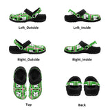 Tartan Fur Lined Adults Clogs - Free P&P Worldwide