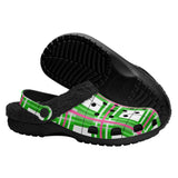 Tartan Fur Lined Adults Clogs - Free P&P Worldwide