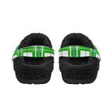 Tartan Fur Lined Adults Clogs - Free P&P Worldwide