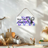 HD Art Signs Hanging Wood Plaque 10 x 5 Inches - FREE P&P Worldwide