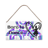 HD Art Signs Hanging Wood Plaque 10 x 5 Inches - FREE P&P Worldwide