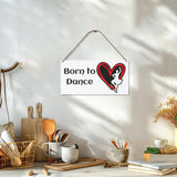 HD Art Signs Hanging Wood Plaque 10 x 5 Inches - FREE P&P Worldwide