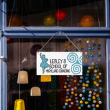 LESLEY'S SCHOOL OF HIGHLAND Sign - Free p&p