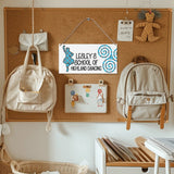 LESLEY'S SCHOOL OF HIGHLAND Sign - Free p&p
