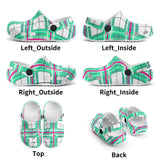 dHD Tartan Colour Mix - Kids Clogs - FREE p&p Worldwide