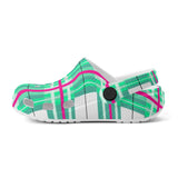 dHD Tartan Colour Mix - Kids Clogs - FREE p&p Worldwide