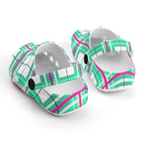 dHD Tartan Colour Mix - Kids Clogs - FREE p&p Worldwide