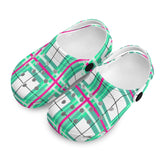 dHD Tartan Colour Mix - Kids Clogs - FREE p&p Worldwide