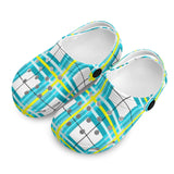 dTARTAN Kids Clog - FREE P&P WORLDWIDE