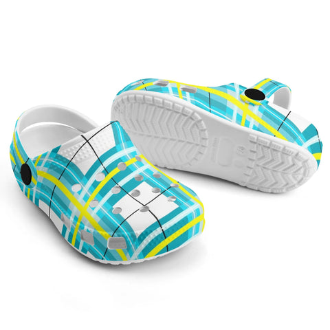 dTARTAN Kids Clog - FREE P&P WORLDWIDE