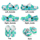 KIDS TARTAN SOFT CLOG SANDALS - FREE P&P WORLDWIDE
