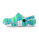 KIDS TARTAN SOFT CLOG SANDALS - FREE P&P WORLDWIDE