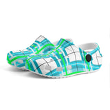 KIDS TARTAN SOFT CLOG SANDALS - FREE P&P WORLDWIDE