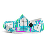 dHD Tartan Colour Mix - Kids Clogs - FREE p&p Worldwide