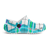 dHD Tartan Colour Mix - Kids Clogs - FREE p&p Worldwide
