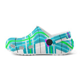 dHD Tartan Colour Mix - Kids Clogs - FREE p&p Worldwide