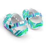 dHD Tartan Colour Mix - Kids Clogs - FREE p&p Worldwide