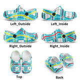 dHD Tartan Colour Mix - Kids Clogs - FREE p&p Worldwide