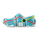 dHD Tartan Colour Mix - Kids Clogs - FREE p&p Worldwide