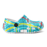 dHD Tartan Colour Mix - Kids Clogs - FREE p&p Worldwide