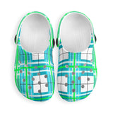 dHD Tartan Colour Mix - Kids Clogs - FREE p&p Worldwide