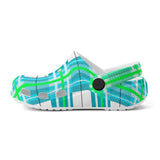 dHD Tartan Colour Mix - Kids Clogs - FREE p&p Worldwide