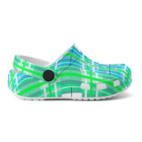 dHD Tartan Colour Mix - Kids Clogs - FREE p&p Worldwide