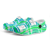 dHD Tartan Colour Mix - Kids Clogs - FREE p&p Worldwide