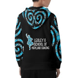 LESLEY'S SCHOOL OF HIGHLAND DANCING Children Zip Up Hoodie - Free p&p
