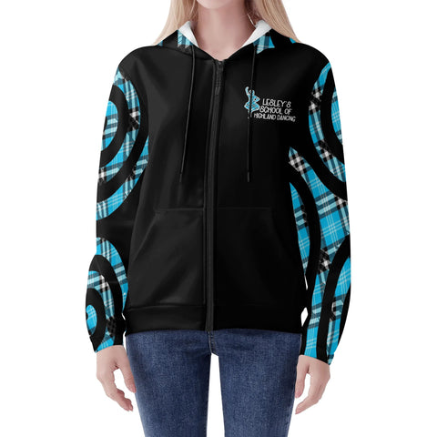 LESLEY'S SCHOOL OF HIGHLAND DANCING Women's Lightweight Zip - Free p&p