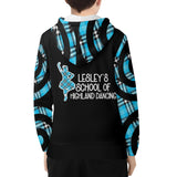 LESLEY'S SCHOOL OF HIGHLAND DANCING Youth Lightweight Zipper Hoodie - Free p&p