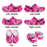 h BIG TOP Jester TARTAN CLOG - FREE P&P WORLDWIDE